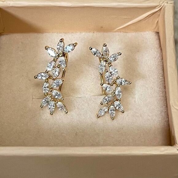 Beautiful Rhinestone Earrings - Picture 1 of 4